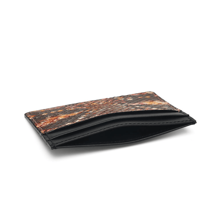 Unique Real Python Skin Leather Card Holder