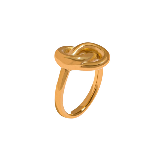 Modern Minimalistic Design Golden Ring
