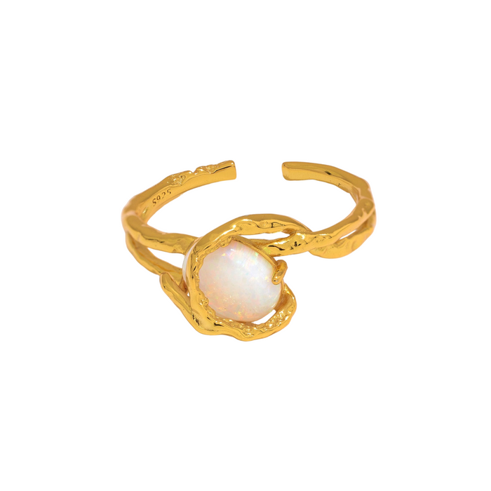 Abstract Design Vintage Ring for Women