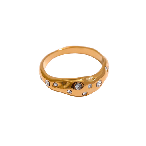 Luxury Golden Ring for Stylish Lady