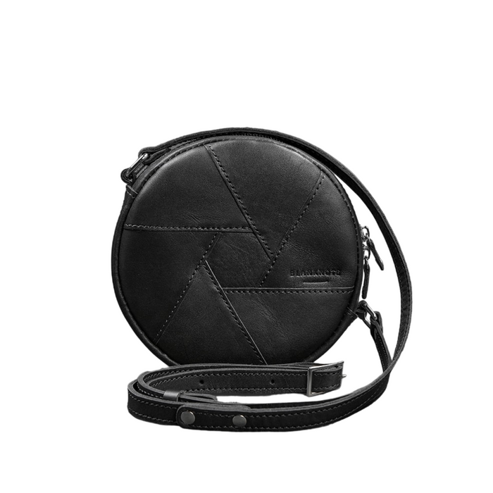 Fashionable Crossbody Bag Leather Round Bag