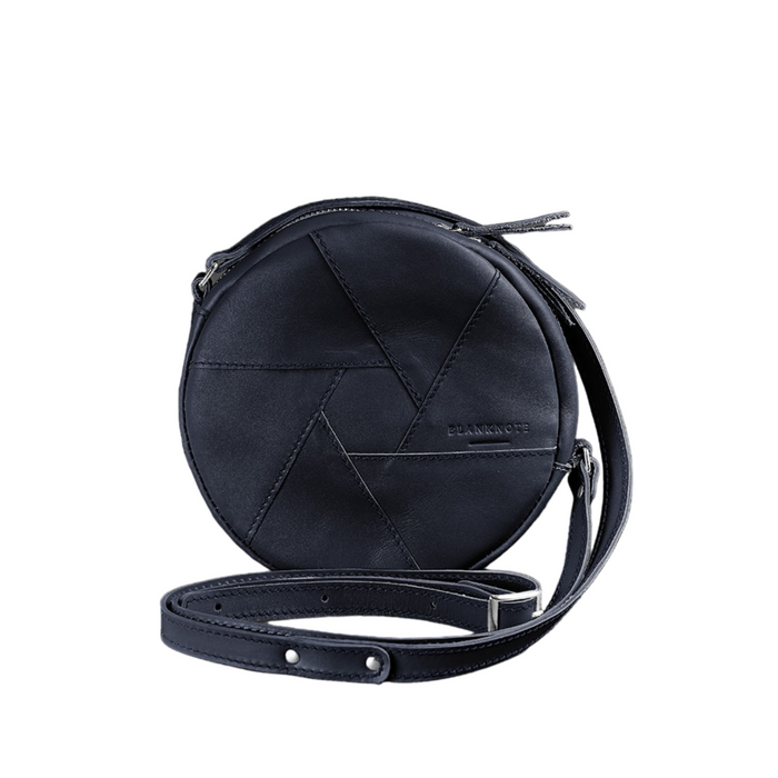 Designer Unique Crossbody Bag Leather Round Bag