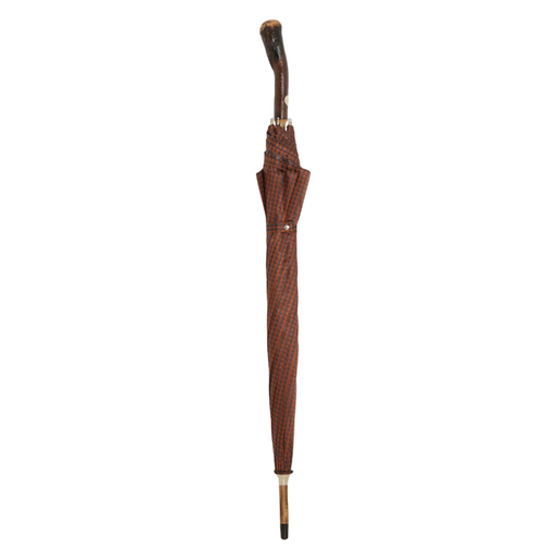 Classic Umbrella with Straight Continuous Stick in Chestnut