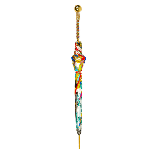 Exclusive Colorful Design Umbrella with Crystals - Limited Collection