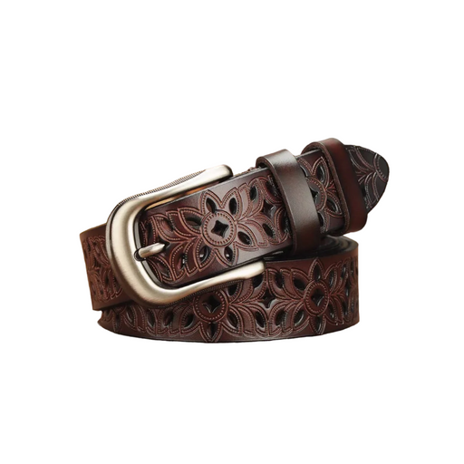 Vintage Design Genuine Leather Belt for Women