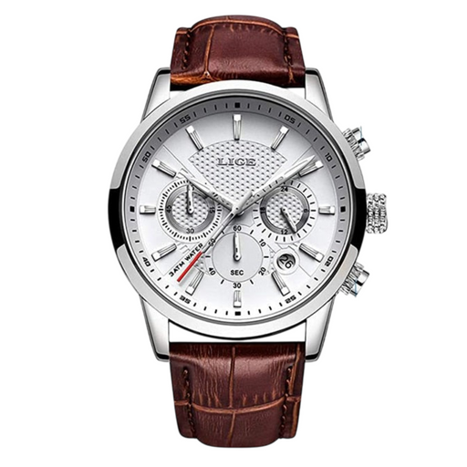 LEONIX® Designer Men's Quartz Leather Watch