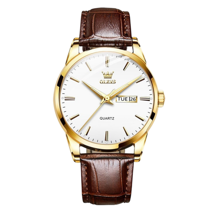 VALDIX® Elegant Leather Men's Watch Waterproof