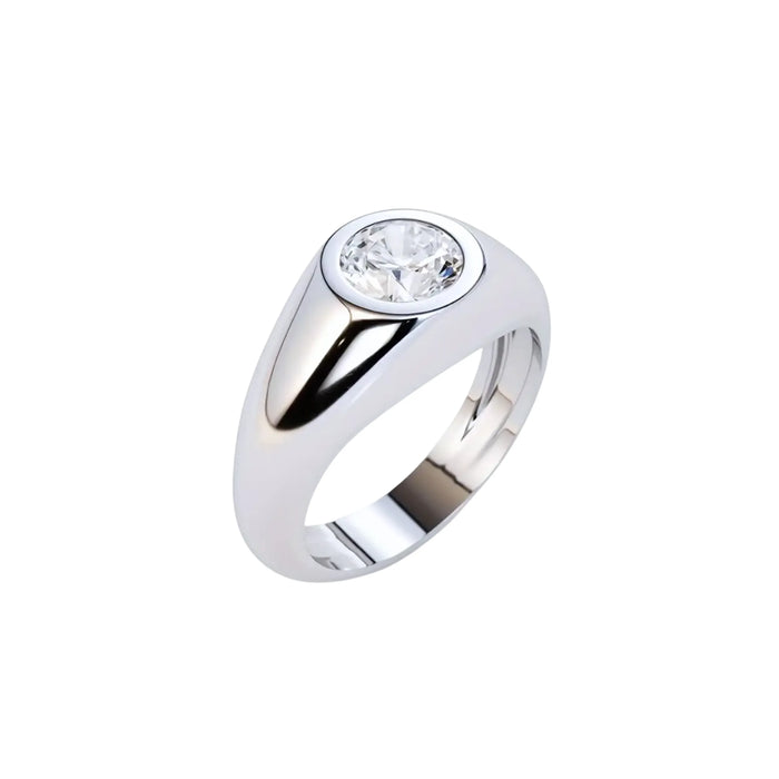 Luxury S925 Silver 3 Carat Moissanite Ring – Elegant & Fashionable