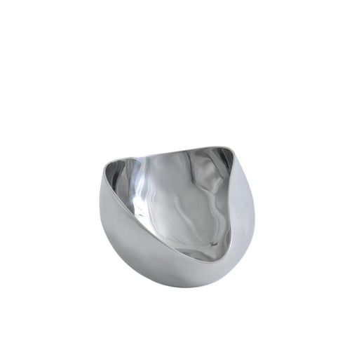 Mini Crumple Bowl – Polished Stainless Steel, Textured Finish
