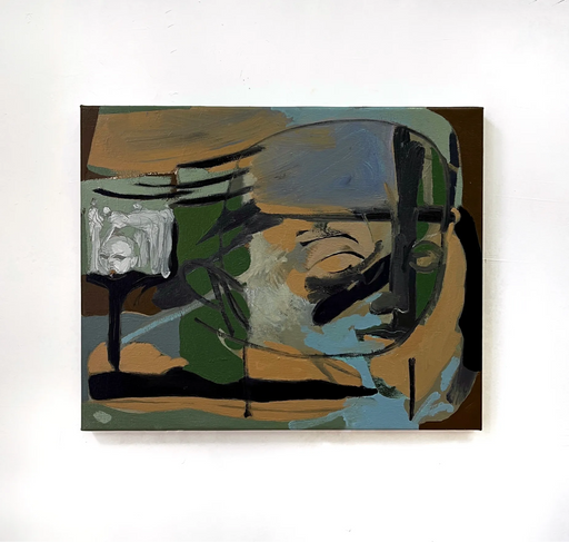 Small Original Oil Painting on Canvas – Figurative Art