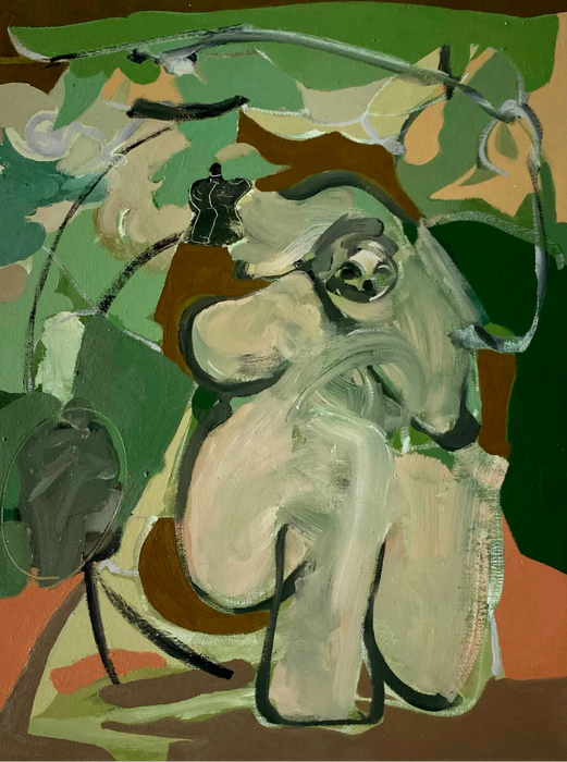 Original Oil Painting on Canvas – Figurative Expressionism