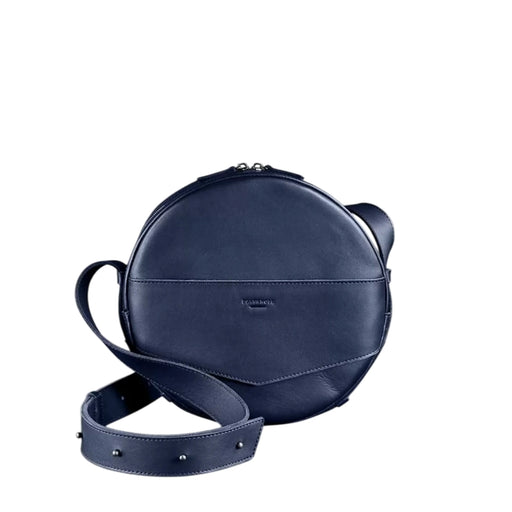 Functional Handmade Round Leather Backpack-Bag for Women