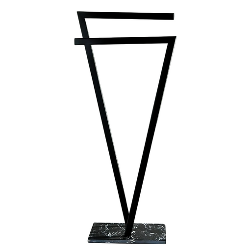 Modern Marble Base Towel Rack – Stylish & Functional Bathroom Accessory