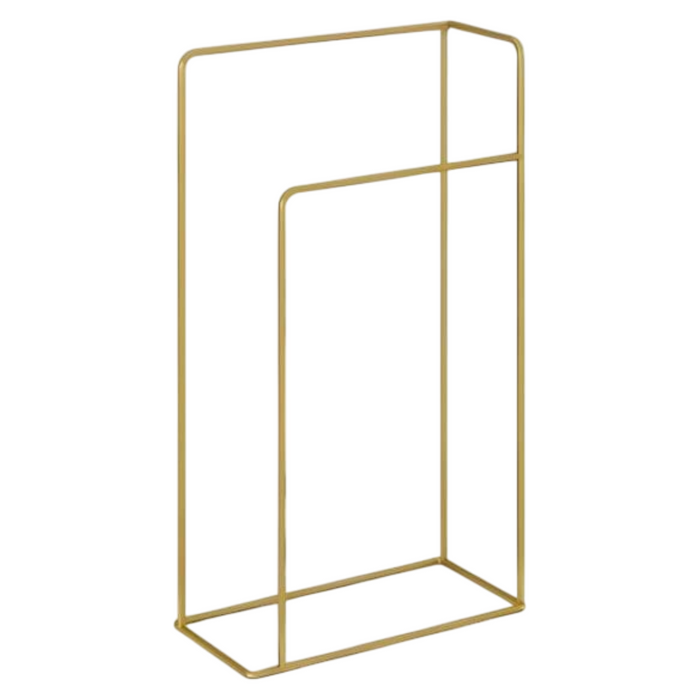 Durable and Stylish Minimalist Metal Towel Rack – Dual Bar