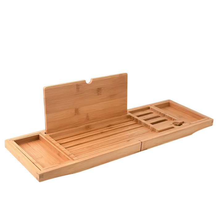 Adjustable Wooden Bathtub Caddy – Elegant Spa Tray