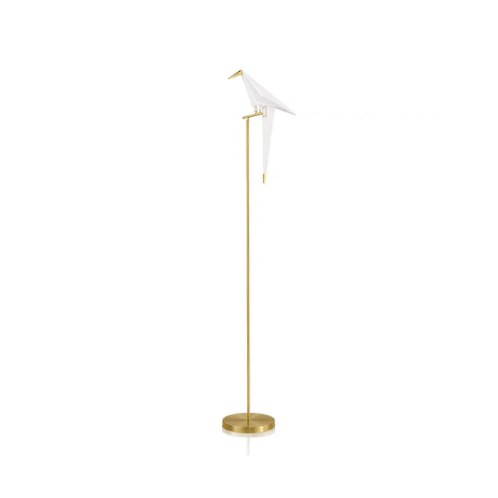 Stylish Origami Bird-Inspired Table or Floor Lamp with a Unique and Artistic Design