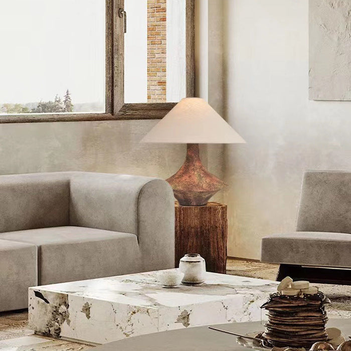 Timeless Lighting Piece Ancient Stone Lamp