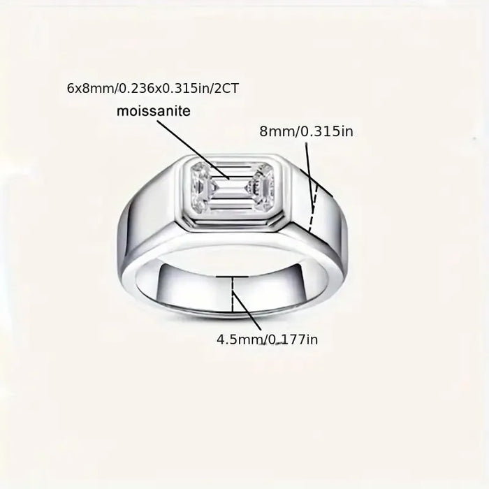 Stylish Square Ring for Men & Women – Modern & Elegant Design