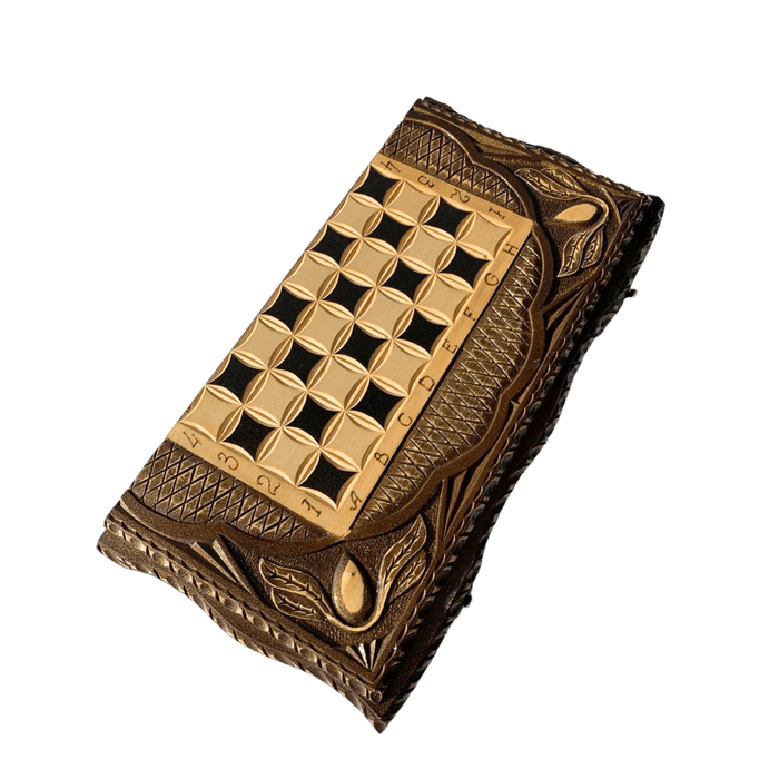 Handmade Wooden Chess Set 3 In 1, Chess Set, Checkers Set, Backgammon Set