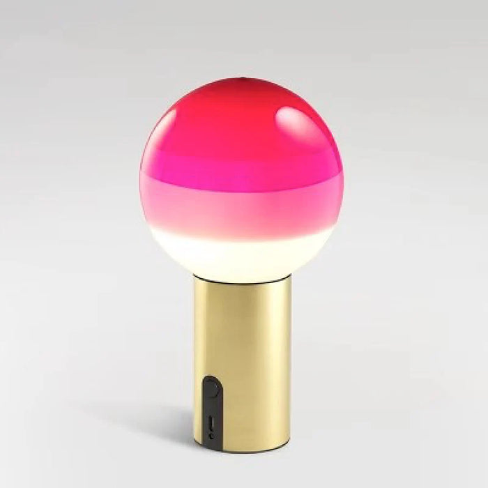 Dipping Portable Glass Ball Table Lamp with USB Charging
