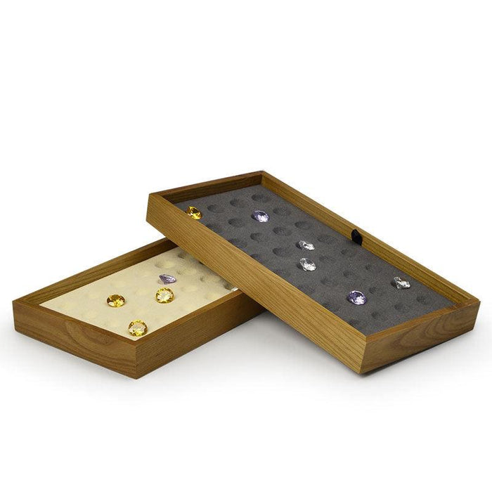 Wood Necklace Display for Diamond & Gemstone Jewelry