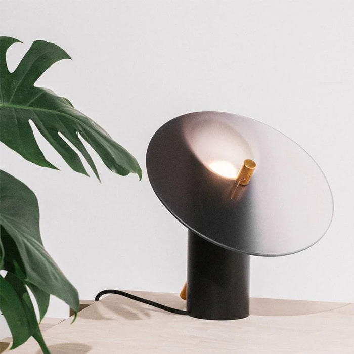 Modern UFO-Inspired Table Lamp with a Futuristic Design