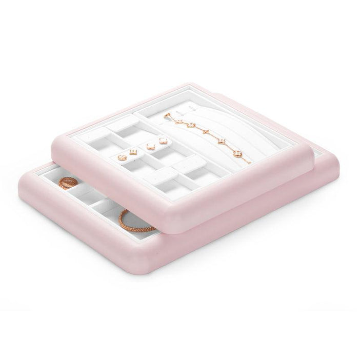 Pink Multifunctional Combination Jewelry Storage Tray