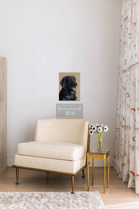 Pastel Realist Beauty Olivia Dog Art Portrait