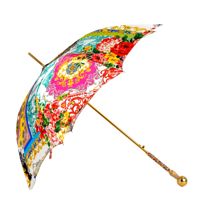 Exclusive Colorful Design Umbrella with Crystals - Limited Collection