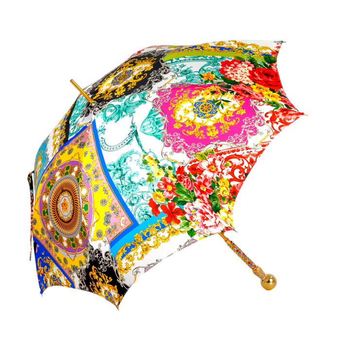 Exclusive Colorful Design Umbrella with Crystals - Limited Collection