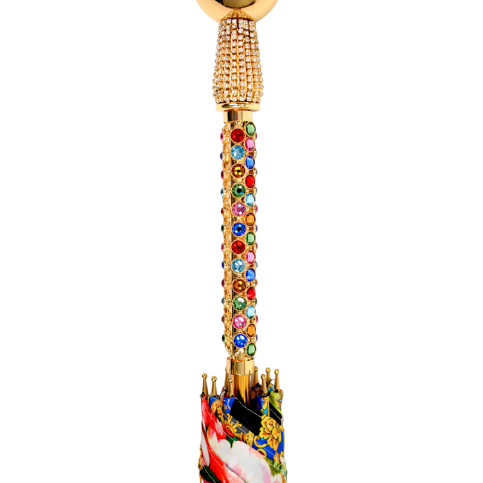Exclusive Colorful Design Umbrella with Crystals - Limited Collection