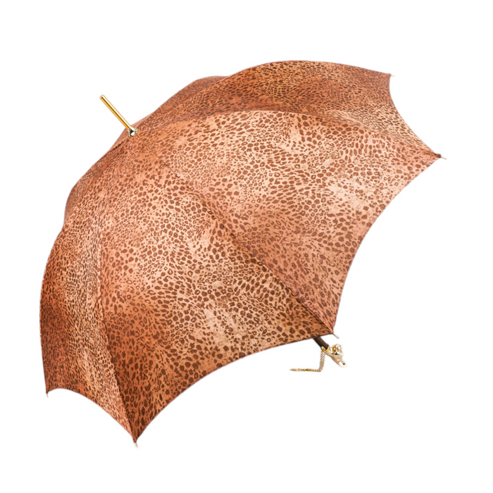 Chic Unique Umbrella with 24K Gold plated Cat Handle