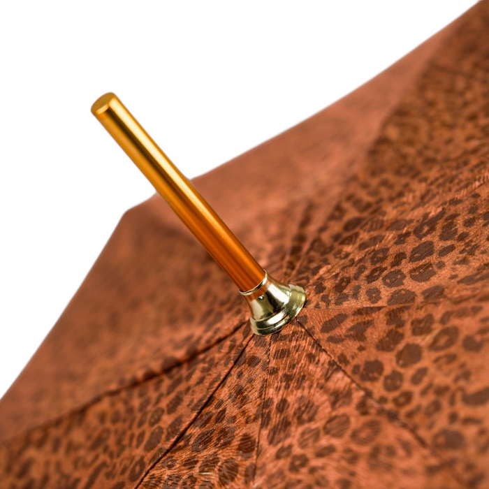 Chic Unique Umbrella with 24K Gold plated Cat Handle