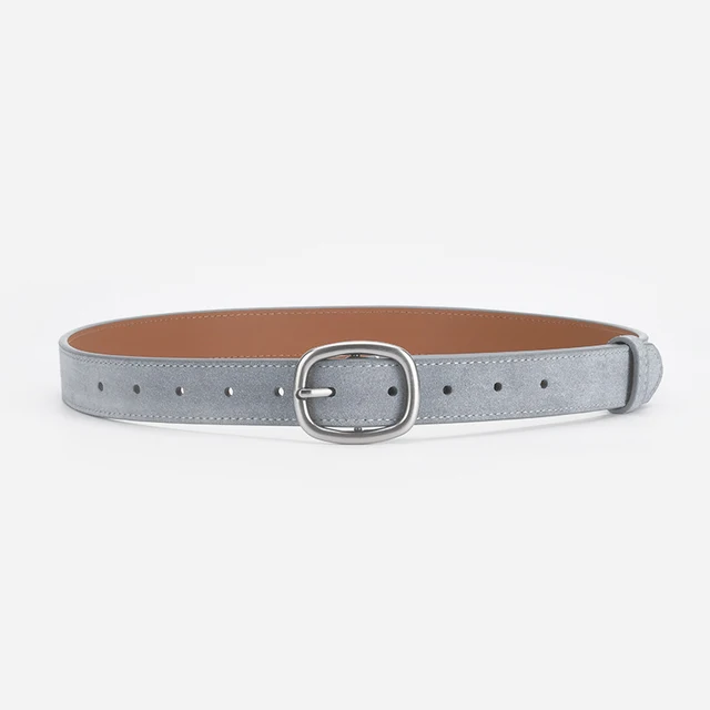 Classic Suede Genuine Leather Women's Belt
