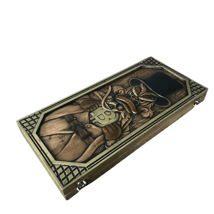 Wooden Backgammon "Scrooge Mcduck, Travel Backgammon Set