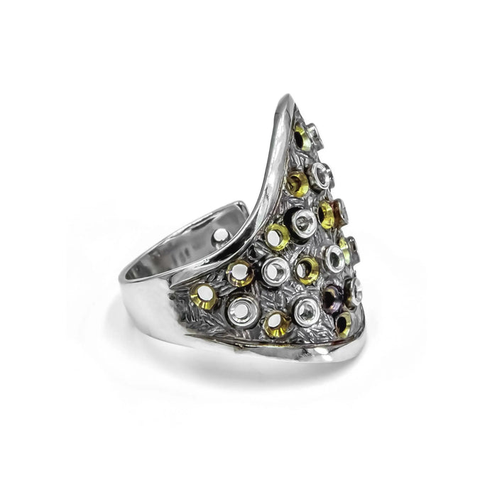 Opulent Silver Masterpiece with Handcrafted Design