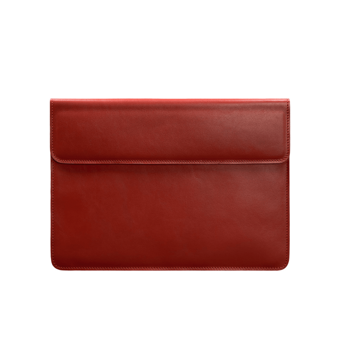 Leather Laptop Sleeve Cover For Apple MacBook Pro 15" With Magnets