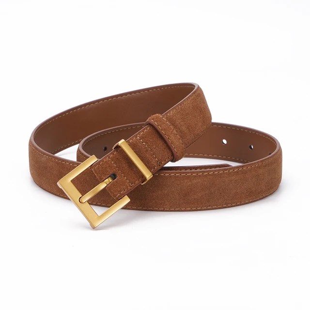 Trendy Stylish Double Genuine Leather Belt for Women