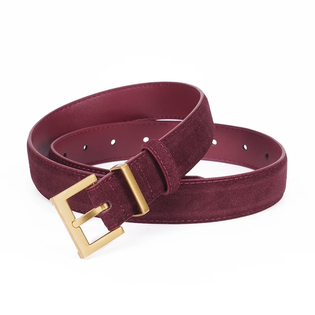 Trendy Stylish Double Genuine Leather Belt for Women