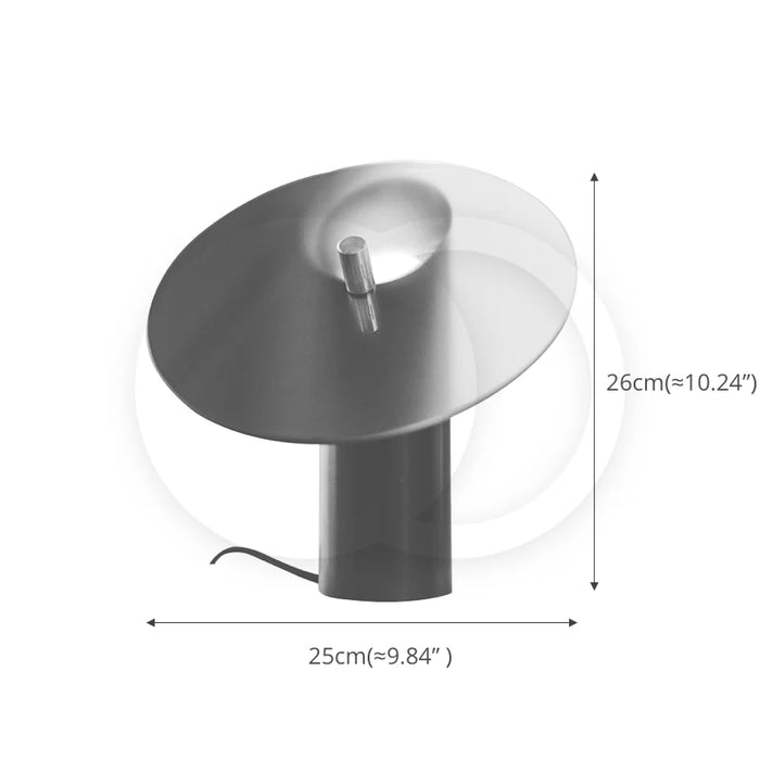 Modern UFO-Inspired Table Lamp with a Futuristic Design