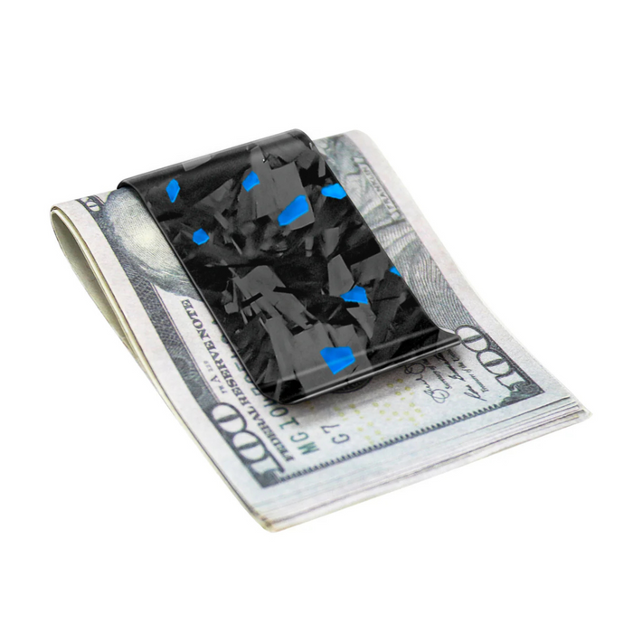 Slim Carbon Fiber Money Clip – Forged Design