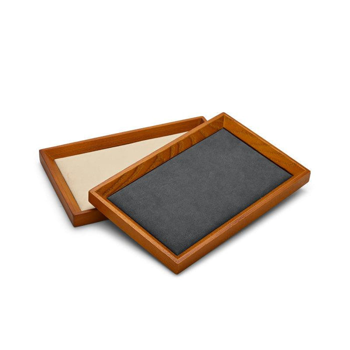 Large Solid Wood Jewelry Display Tray