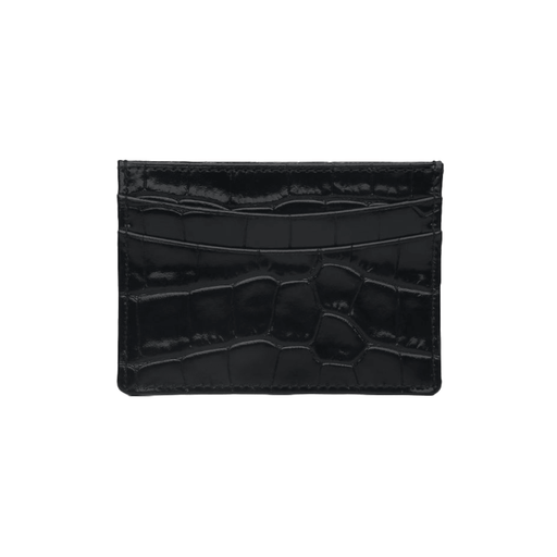 Luxury Card Holder in Italian Crocodile Leather