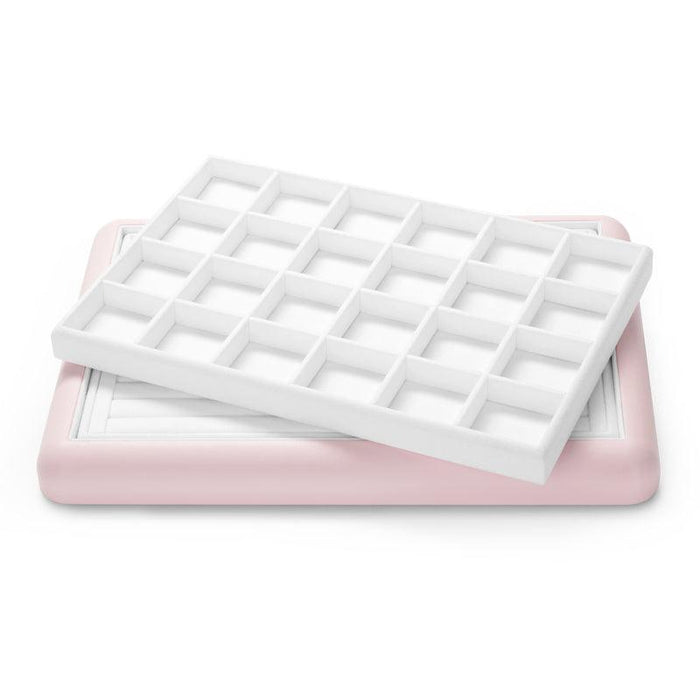 Pink Multifunctional Combination Jewelry Storage Tray