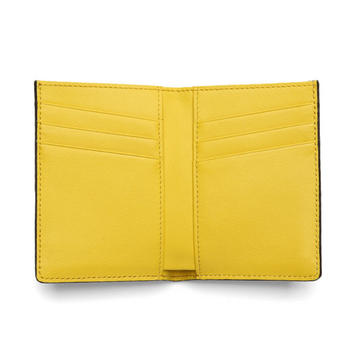 Designer Luxury Leather Mens Wallet Dark Blue