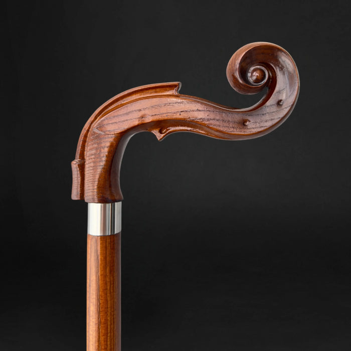 Artisan Violin Walking Cane – Handmade for Music Enthusiasts