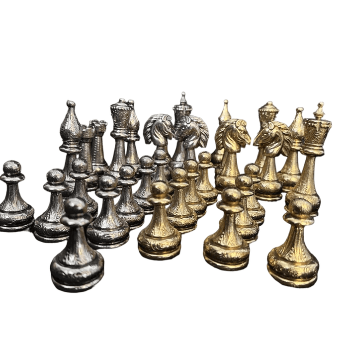 Set of Large Chess Pieces: Chessmen and Chess Pieces