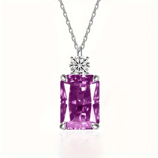 925 Silver Moissanite Pendant Necklace – Exclusive Design Jewelry