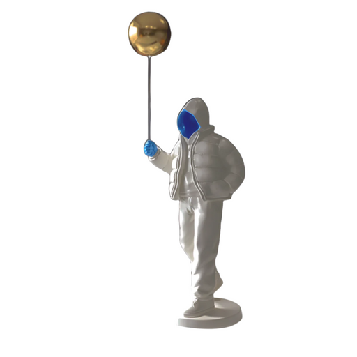 Modern Sports-Themed Balloon Boy Ornament Display Stand