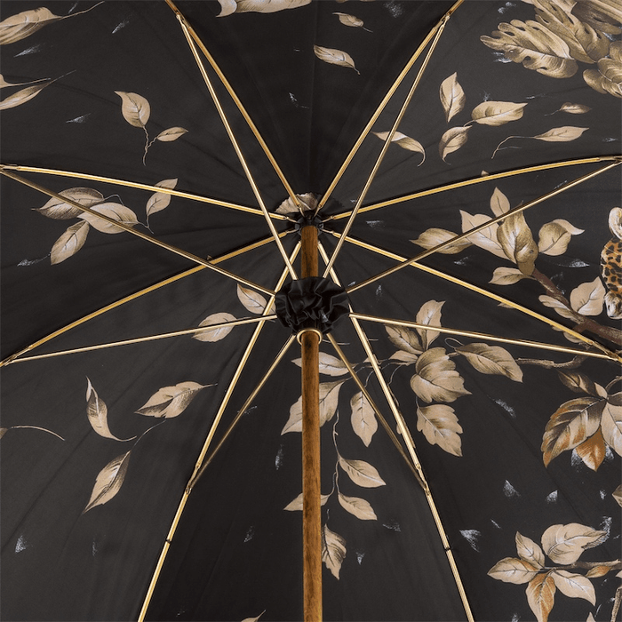 Modern Green Bamboo Chic Double Cloth Umbrella